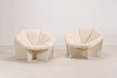 Pierre Paulin Pierre Paulin Pair of Spider Lounge Chairs Model F678 for Artifort 1966