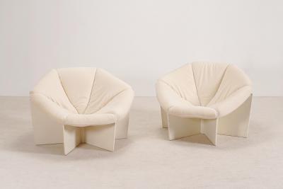 Pierre Paulin Pierre Paulin Pair of Spider Lounge Chairs Model F678 for Artifort 1966