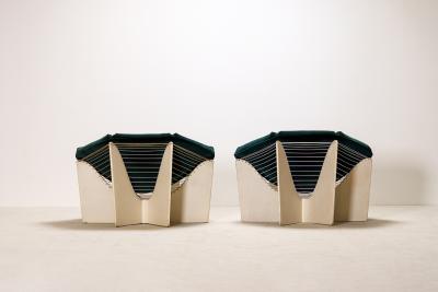 Pierre Paulin Pierre Paulin Rare Pair of Spider Lounge Chairs Model F678 for Artifort 1966