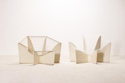 Pierre Paulin Pierre Paulin Rare Pair of Spider Lounge Chairs Model F678 for Artifort 1966