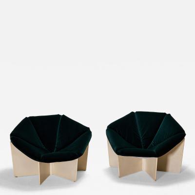 Pierre Paulin Pierre Paulin Rare Pair of Spider Lounge Chairs Model F678 for Artifort 1966