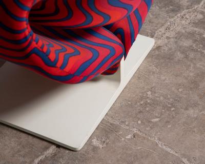 Pierre Paulin Pierre Paulin Rare and Early Ribbon Chairs with Original Fabric 1967 Signed 