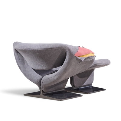 Pierre Paulin Pierre Paulin for Artifort Mid Century Ribbon Chair and Ottoman