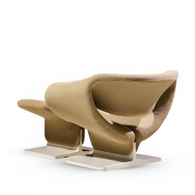 Pierre Paulin Pierre Paulin for Artifort Mid Century Ribbon Chairs with Ottoman