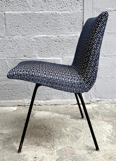 Pierre Paulin Six chairs model CM145 by Pierre Paulin Ed Meubles TV France circa 1954