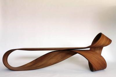 Pierre Renart M bius Bench in Teak