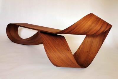 Pierre Renart M bius Bench in Teak