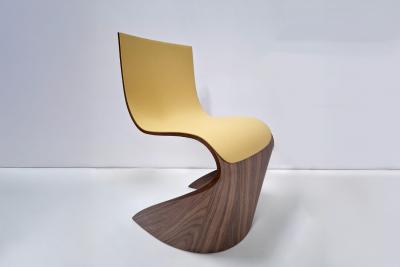 Pierre Renart Ribbon leather chair bl 
