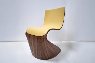 Pierre Renart Ribbon leather chair bl 