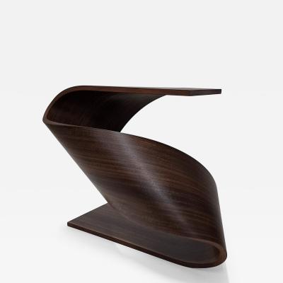 Pierre Renart Wave side table in eucalyptus