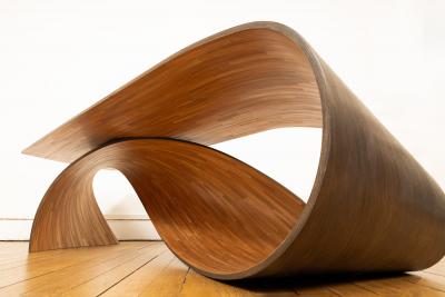 Pierre Renart Wave tinted coffee table