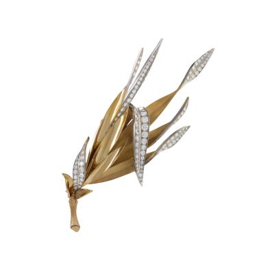 Pierre Sterl Pierre Sterl Paris Diamond Clip Brooch