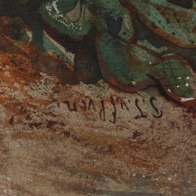 Pierre Tetar van Elven 19th Century watercolour painting of Empress Alexandra of Russia