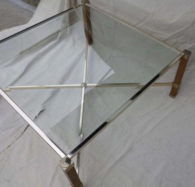 Pierre Vandel Oak Pierre Vandel Signed Coffee Table