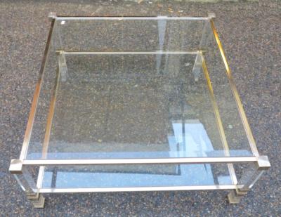 Pierre Vandel Pair of coffee tables side tables by Pierre Vandel Paris France circa 1970