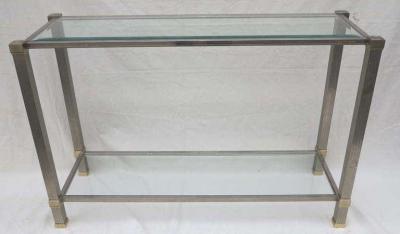 Pierre Vandel Silver and Gold Pierre Vandel Console