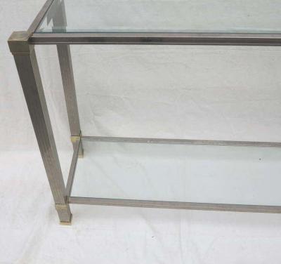 Pierre Vandel Silver and Gold Pierre Vandel Console