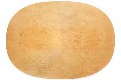 Piet Hein Bruno Mathsson Super Ellipse Coffee Table in Karelian Birch