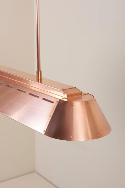 Piet Hein Eek One of Two TL Copper Suspension Light by Piet Hein Eek