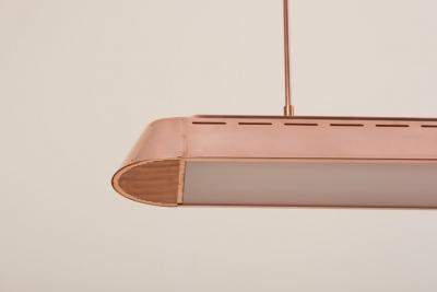 Piet Hein Eek One of Two TL Copper Suspension Light by Piet Hein Eek