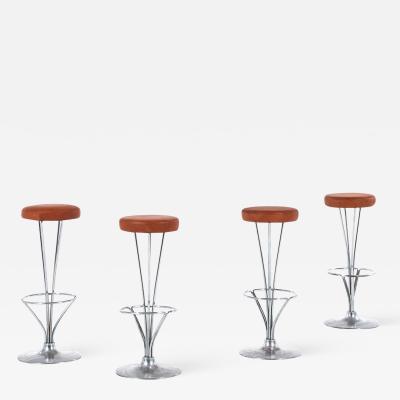 Piet Hein Piet Hein Bar Stools Produced by Fritz Hansen in Denmark