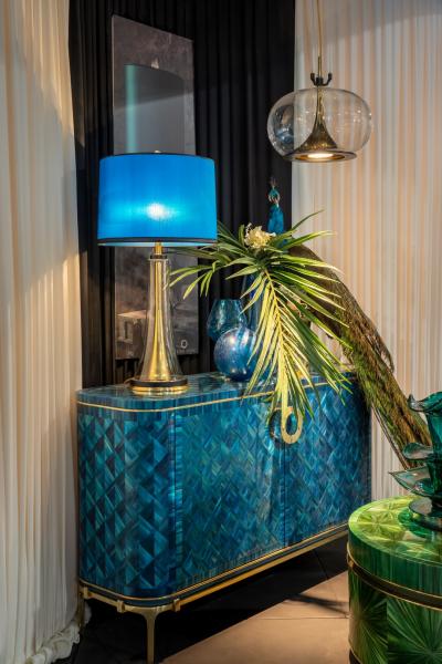 Pieter Adam Circum Dresser Blue Brass