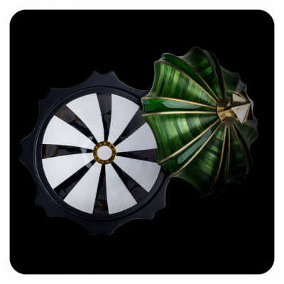 Pieter Adam Cocoon Luxury Box Low green