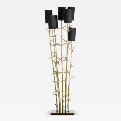 Pieter Adam Mysterious Bamboo floor lamp XL