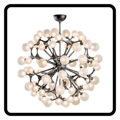 Pieter Adam Organic Atomic hanging lamp round XL