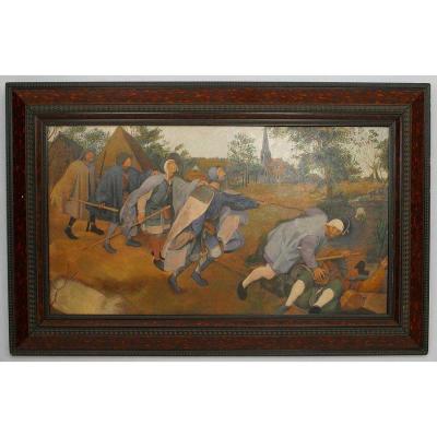 Pieter Bruegel The Parable of the Blind Leading the Blind Painting