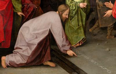 Pieter Brueghel Christ and the Woman Taken in Adultery