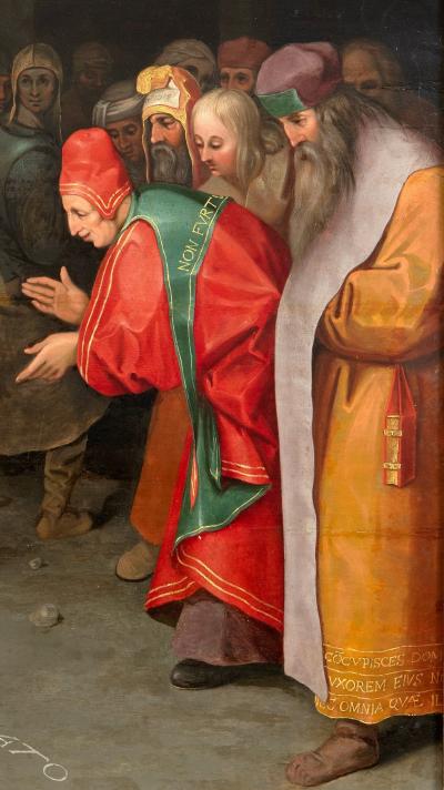 Pieter Brueghel Christ and the Woman Taken in Adultery