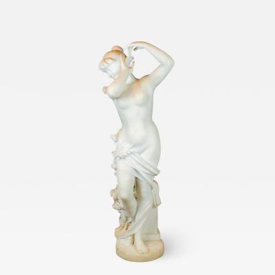 Pietro Barzanti A Fine Quality Italian Marble Statue Entitled Allegory Of Spring