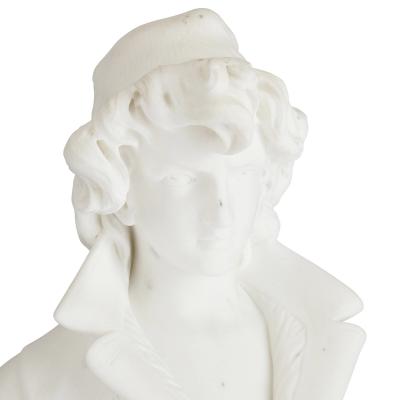 Pietro Bazzanti Large Italian marble sculpture by Pietro Bazzanti