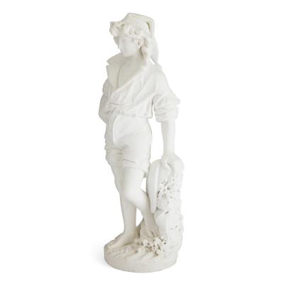 Pietro Bazzanti Large Italian marble sculpture by Pietro Bazzanti