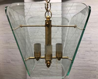 Pietro Chiesa 1940s Italian Light Fixture Pietro Chiesa for Fortana Arte