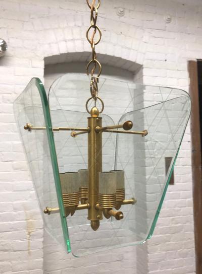 Pietro Chiesa 1940s Italian Light Fixture Pietro Chiesa for Fortana Arte