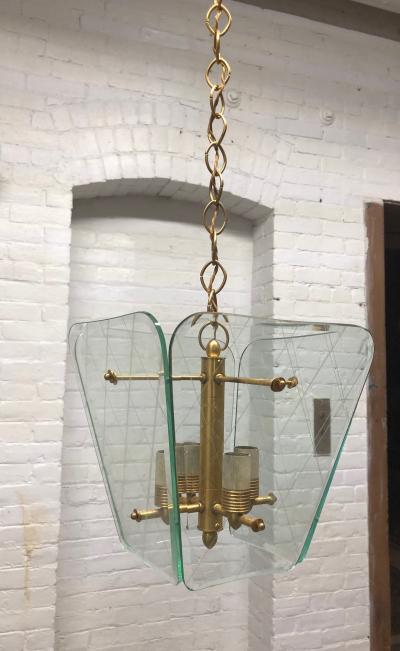 Pietro Chiesa 1940s Italian Light Fixture Pietro Chiesa for Fortana Arte