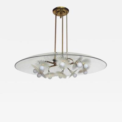 Pietro Chiesa Chandelier for Fontana Arte