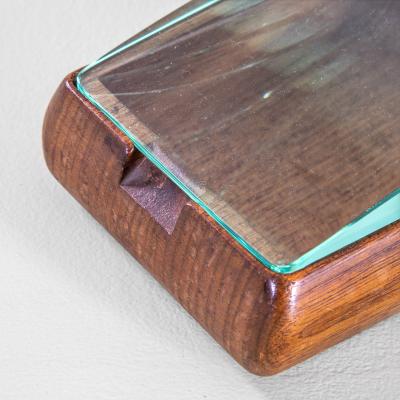 Pietro Chiesa Fontana Arte Decorative Box in Wood and Glass 50s