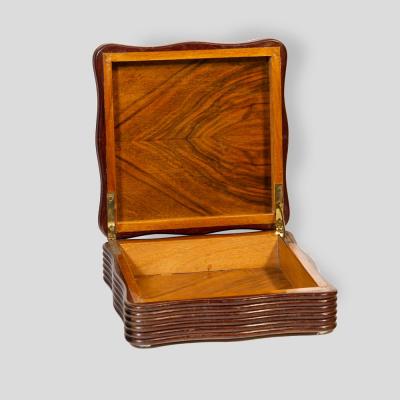 Pietro Chiesa Fontana Arte wooden box with mirror top