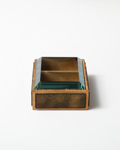 Pietro Chiesa Glass and Wood Box