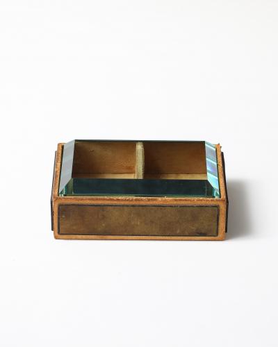 Pietro Chiesa Glass and Wood Box