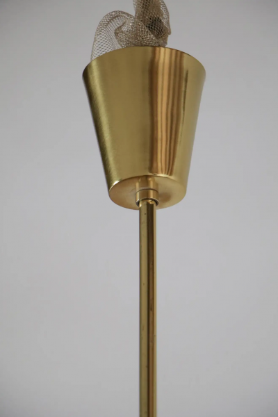 Pietro Chiesa Italian Mid Century Suspension Lamp Fontana Arte Style 1950s