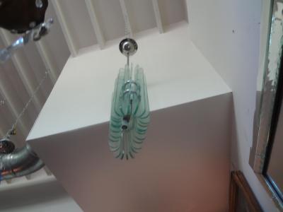 Pietro Chiesa Italian Pietro Chiesa for Fontana Arte Style Pendant or Lantern