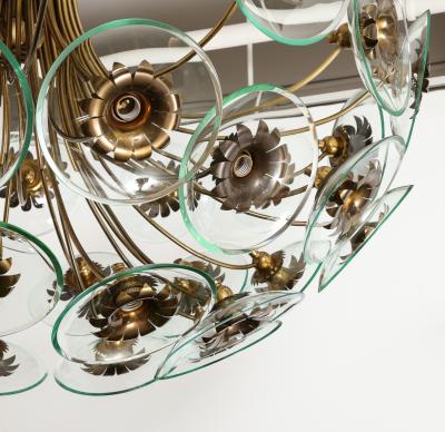 Pietro Chiesa Large Scale Ceiling Light by Pietro Chiesa for Fontana Arte