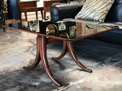 Pietro Chiesa Mirror Coffee Table by Pietro Chiesa for Fontana Arte 1950s