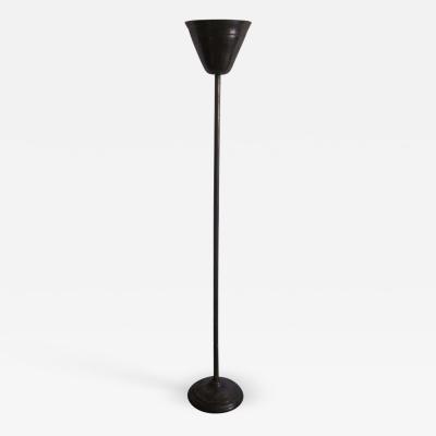 Pietro Chiesa Pair Italian Mid Century Bronze Luminator Floor Lamps Attr Pietro Chiesa 1930