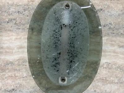 Pietro Chiesa Pair Of Italian Modern Fontana Arte Style Glass Sconces