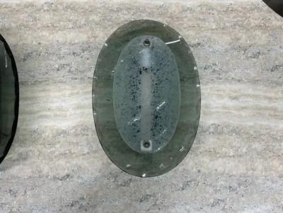 Pietro Chiesa Pair Of Italian Modern Fontana Arte Style Glass Sconces